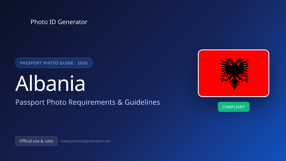 Albania Passport Photo Requirements & Guidelines