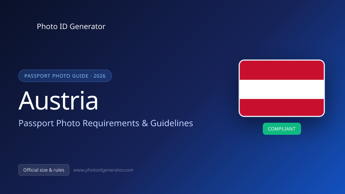 Austria Passport Photo Requirements & Guidelines