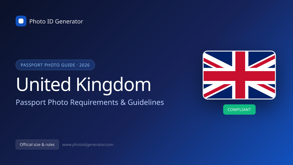 United Kingdom Passport Photo Requirements & Guidelines — Photo ID Generator blog